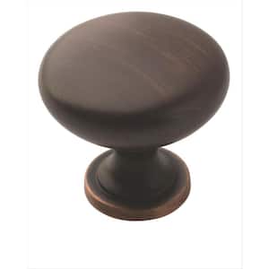 Allison Value 1-14 in. (32 mm) Oil Rubbed Bronze Round Cabinet Knob (25-Pack)