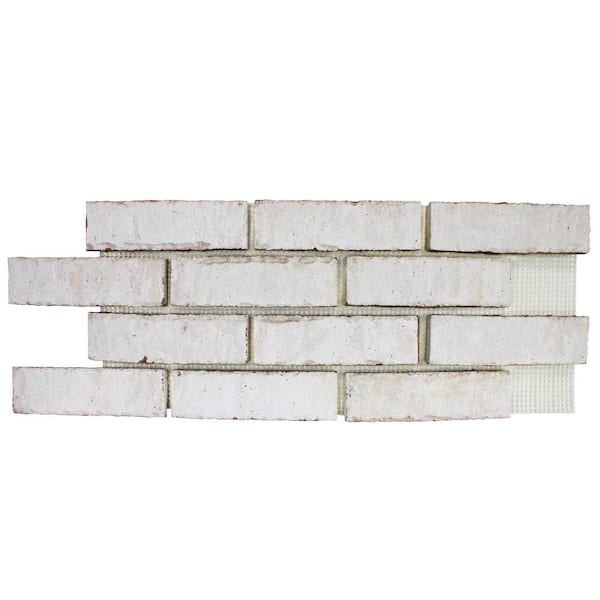 Old Mill Brick 28 in. x 10.5 in. x .625 in. Brickwebb Cascade Thin Brick Sheets (Box of 4-Sheets)