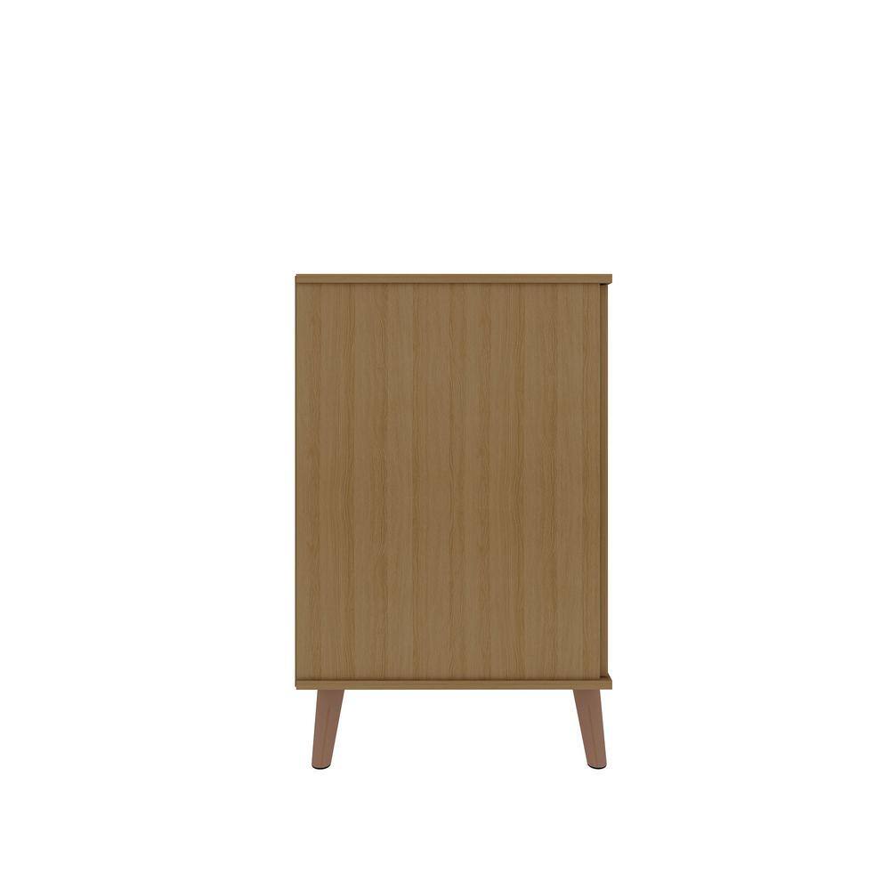 Maple Cream Mid-Century Modern Sideboard with Splayed Legs