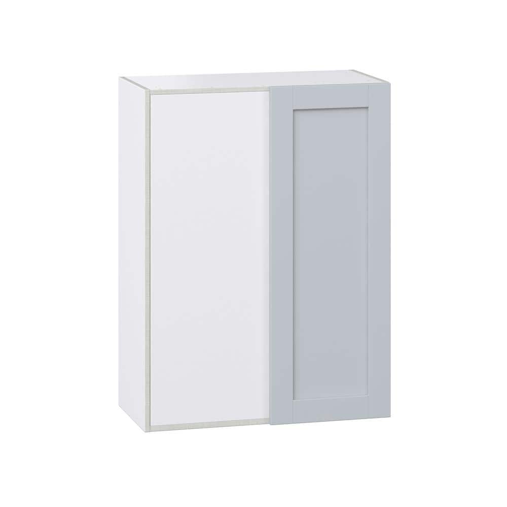 Milton 30 in. W x 14 in. D x 40 in. H Assembled Shaker Blind Wall Corner Kitchen Cabinet in Light Gray price history on PriceWatchPro