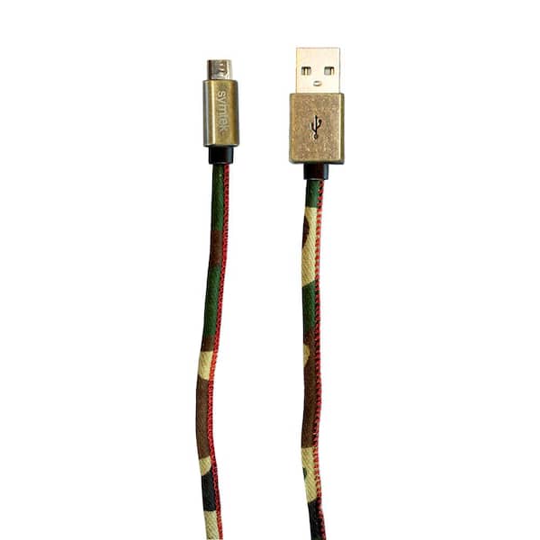 Symtek Camouflage Android Smart Phone Charge and Sync USB Cable