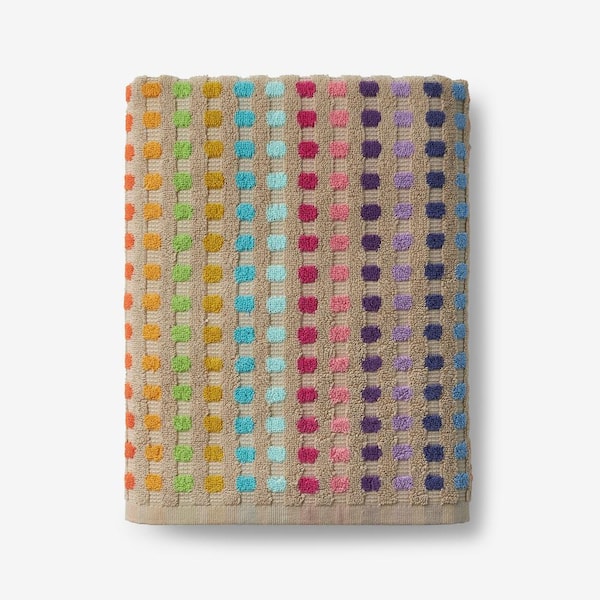 Spectrum Multicolored Geometric Cotton Bath Towel