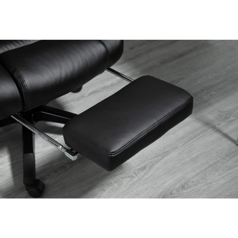 Black High Back Leather Swivel Executive Office Chair