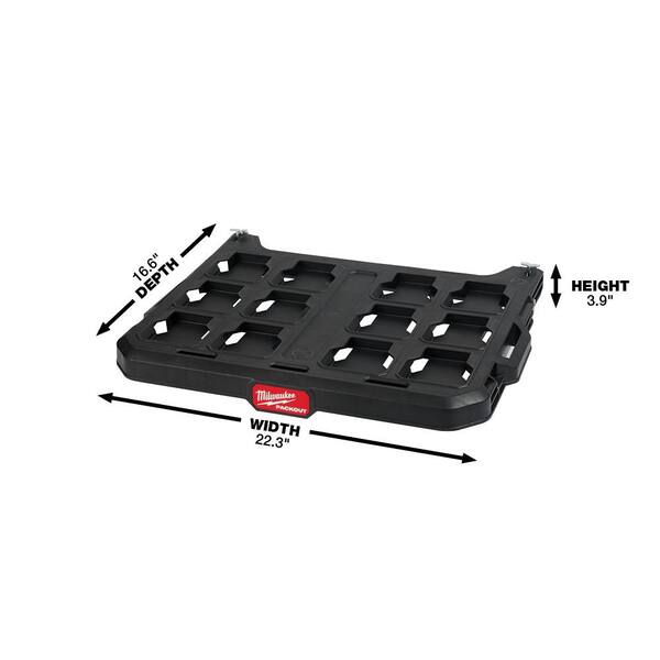 Milwaukee PACKOUT 22.3 in. H x 22.3 in. W Slatwall