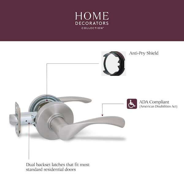 Home Decorators Collection Primrose Satin Nickel Passage Hall