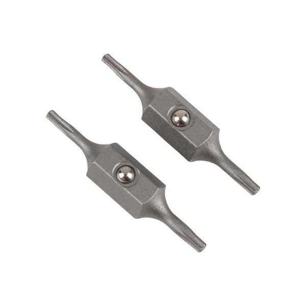 Klein Tools 4-in-1 Electronics T8 T15 Tamperproof TORX Replacement Bits  (2-Pack) 13105 - The Home Depot