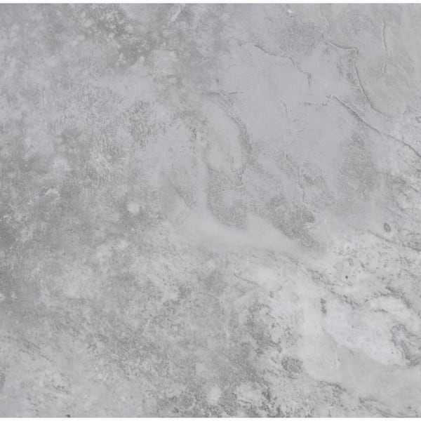 TrafficMaster - Ash Blended Slate 4 MIL x 12 in. W x 12 in. L Peel and Stick Water Resistant Vinyl Tile Flooring (30 sqft/case)