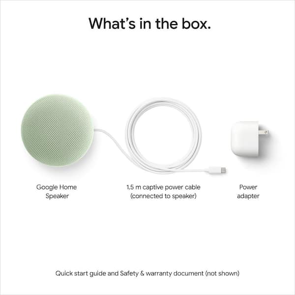 Google Home Speaker - Smart Speaker with 360° Sound and Gemini