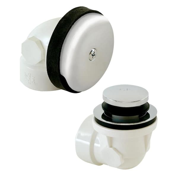 EASTMAN 1-1/2 in. Sch. 40 PVC 2-Hole Bath Waste with Test Kit