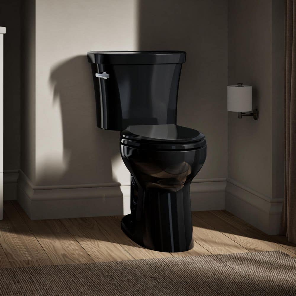 KOHLER Highline Two-Piece 1.6 GPF Flapper/Piston Elongated Toilet