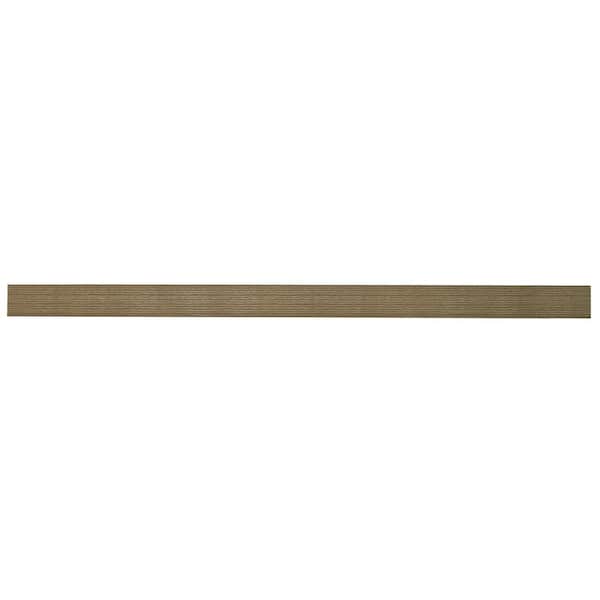  60 in. W x 10.2 in. D x 2 in. H Driftwood Gray Oak Extended Size Floating Shelf | The Home Depot