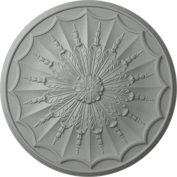 Ekena Millwork 27-1/8" x 2-5/8" Artis Urethane Ceiling Medallion, Primed White