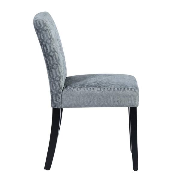 Lowe pewter upholstered dining chair hot sale