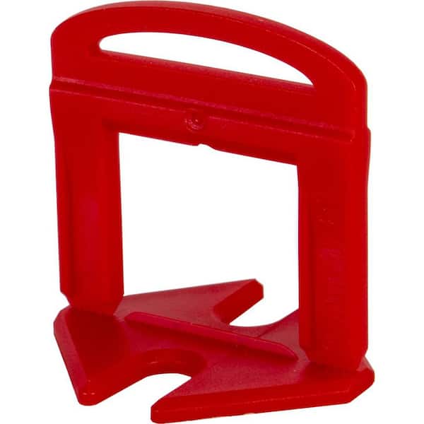 Delta Red 1/8 in. W Clip Tile Leveling System 2400-Pack