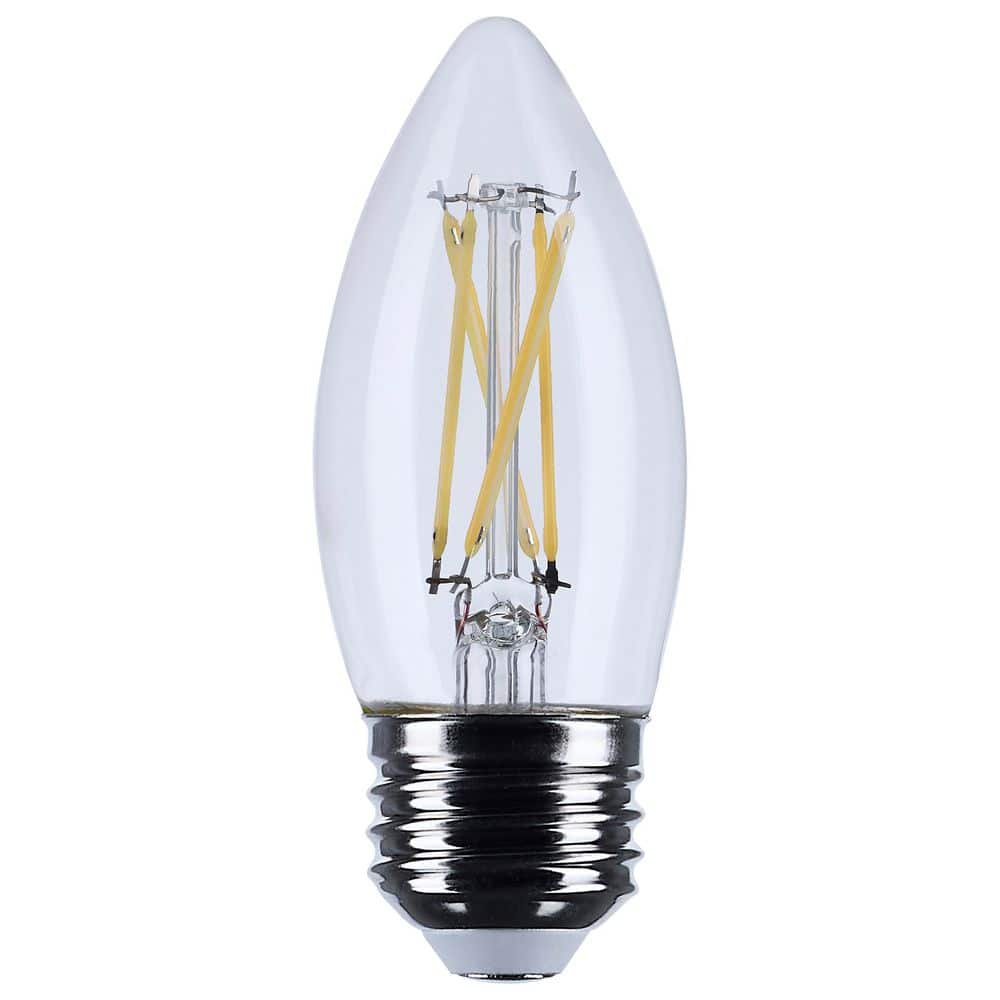 60-Watt Equivalent B11 E26 Base 3000K Clear Dimmable Indoor and Outdoor Edison LED Bulb (24-Pack) price history on PriceWatchPro