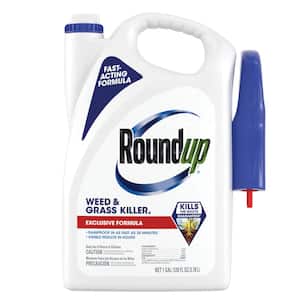 Weed and Grass Killer 4 with Trigger Sprayer, 1 gal., Use In and Around Flower Beds, Trees, and Driveways