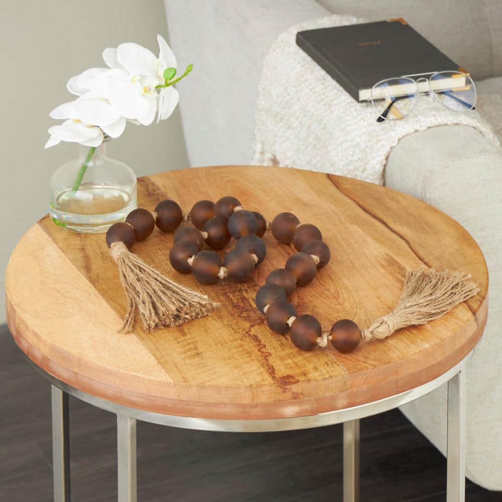 Valentines Day Garland Wooden Beads OMISHE Wood Bead Garland With