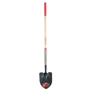 48 in. Wood Handle Round Point Shovel