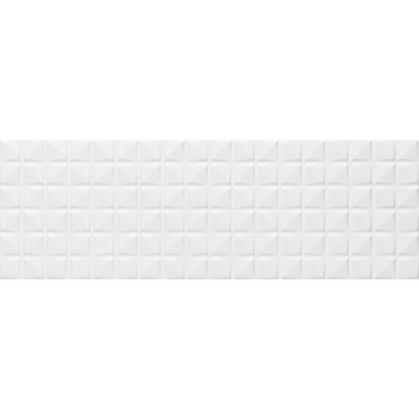 MSI Dymo Chex White 12 in. x 36 in. Glossy Ceramic Wall Tile (540 sq. ft./Pallet)