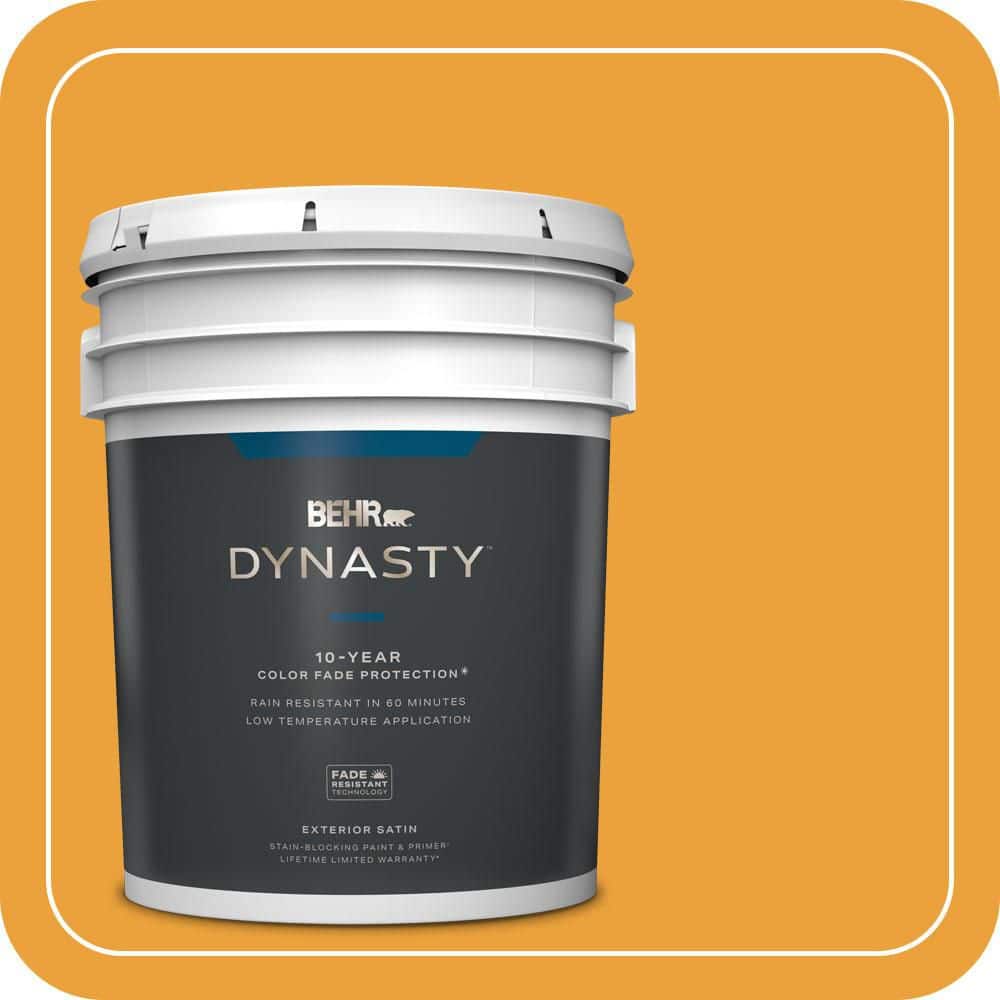 5 gal. Home Decorators Collection #HDC-FL14-5 Gilded Leaves Satin Enamel Exterior Stain-Blocking Paint & Primer price history on PriceWatchPro