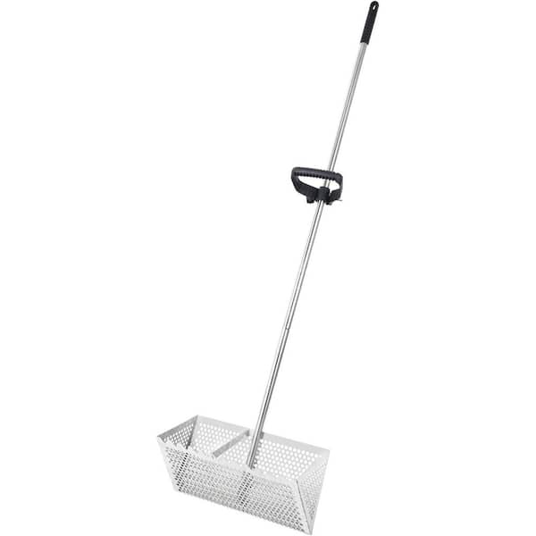 51 in. Stainless Steel Handle Sand Crab Rake with Shark Tooth Sifter and Detachable Auxiliary Handle