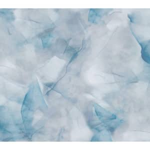 Glam - Blue - Vinyl - Wallpaper - Home Decor - The Home Depot