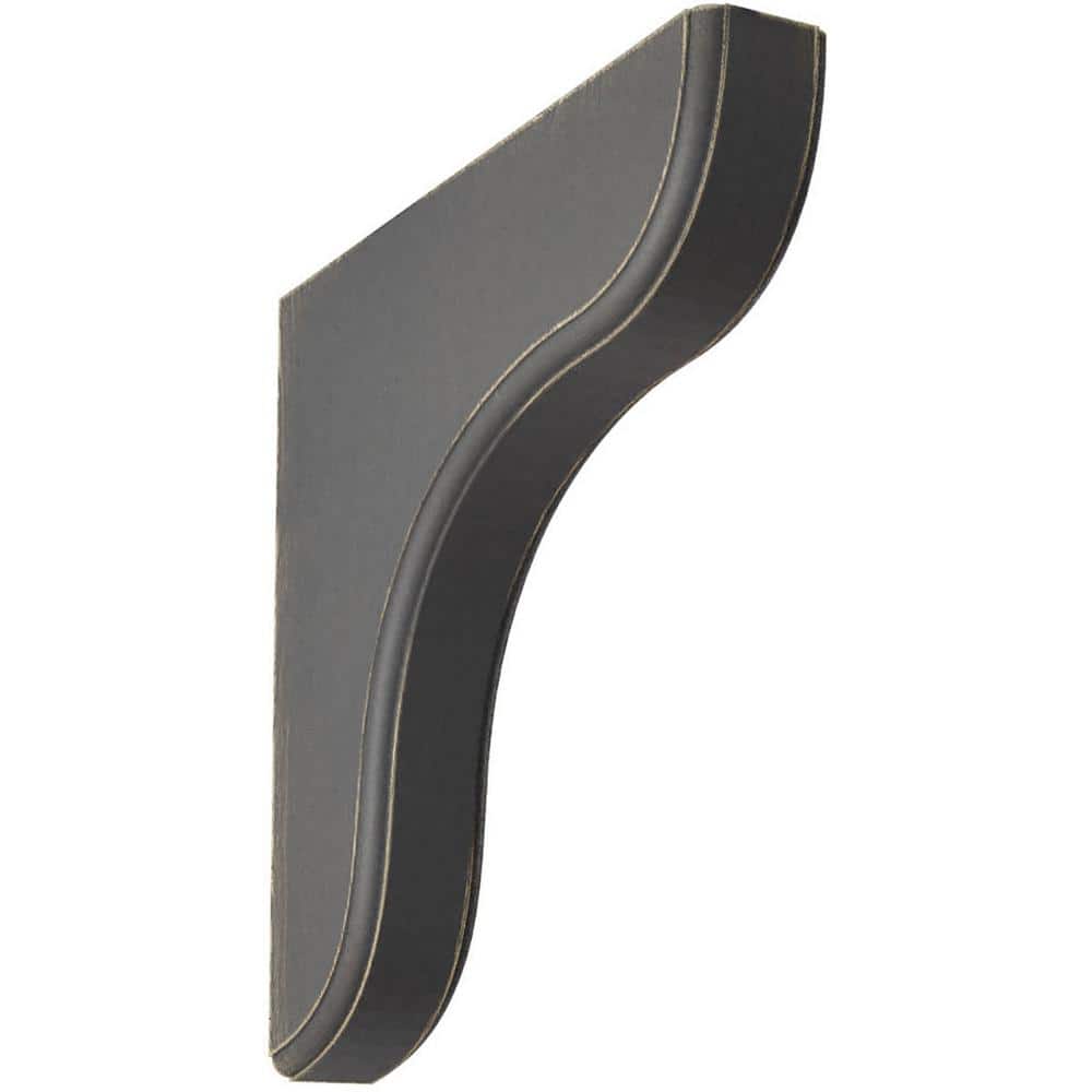 1-3/4 in. x 10-1/2 in. x 10-1/2 in. Black Eaton Wood Vintage Decor Bracket price history on PriceWatchPro