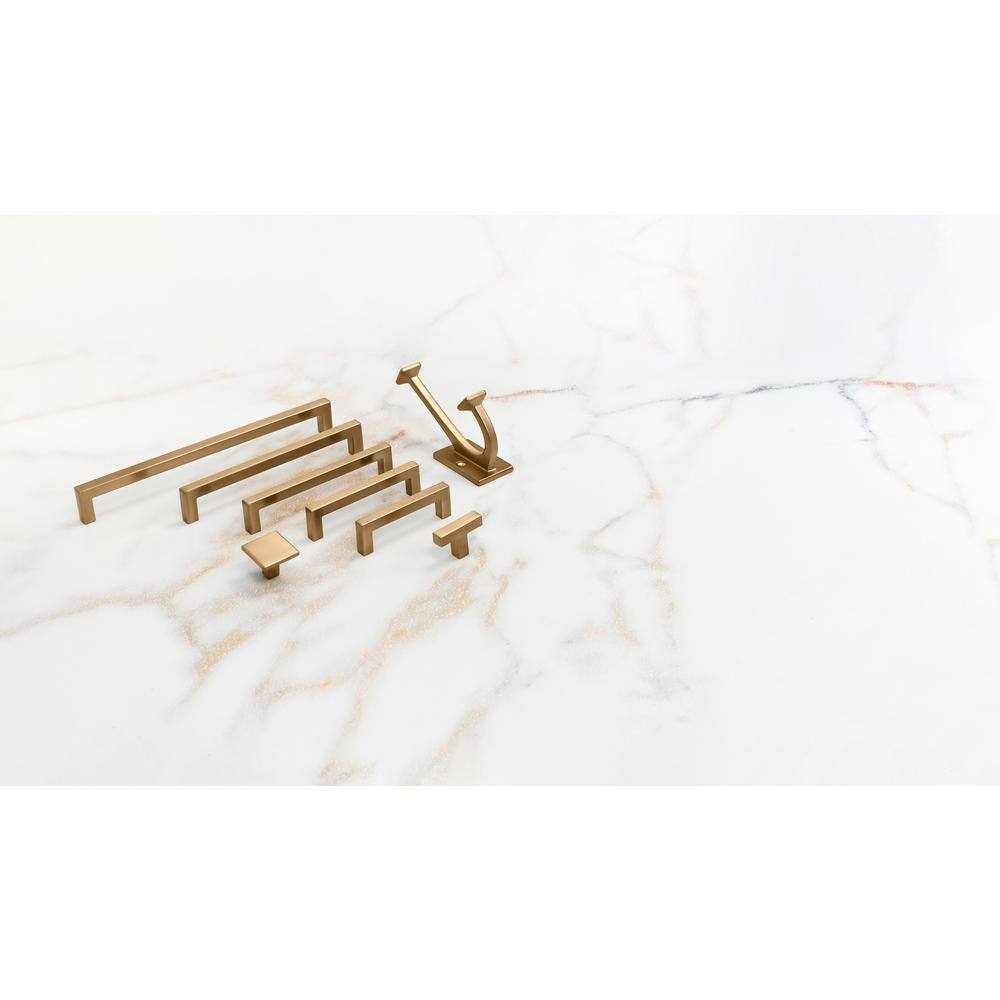 Champagne Bronze 18" Modern Cabinet Pulls with Mounting Hardware, 5-Pack