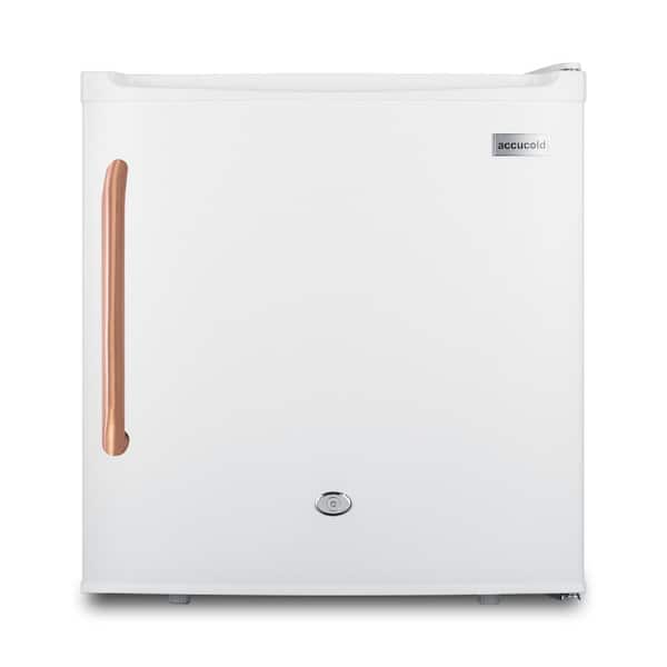 Summit Appliance 19 in. 1.7 cu. ft. Mini Fridge without Freezer in White and Copper