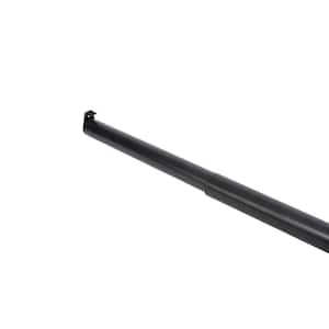 30 in. - 48 in. W Matte Black Adjustable Hanging Closet Rod