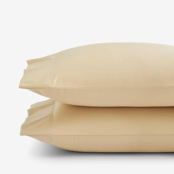 The Company Store Legends Hotel Supima Yellow Sateen King Pillowcase (Set of 2)