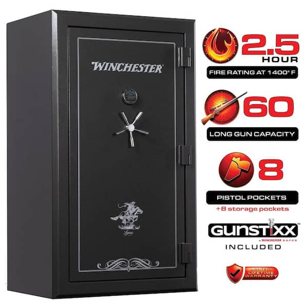 Legacy 52.5 cu. ft. 60-Gun 2.5-Hour Fire Rating UL Listed Electronic Lock Slate