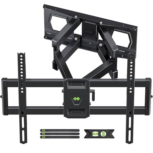 BIBIVIS 120lb. Full Motion TV Wall Mount for Most 37 in. to 84 in. Flat Screen TVs, TV Wall Bracket for 12in. - 16in. Wood Studs