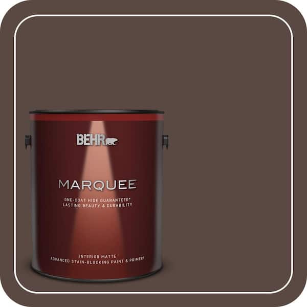 BEHR MARQUEE 1 gal. #S-G-790 Bear Rug Matte Interior Paint & Primer