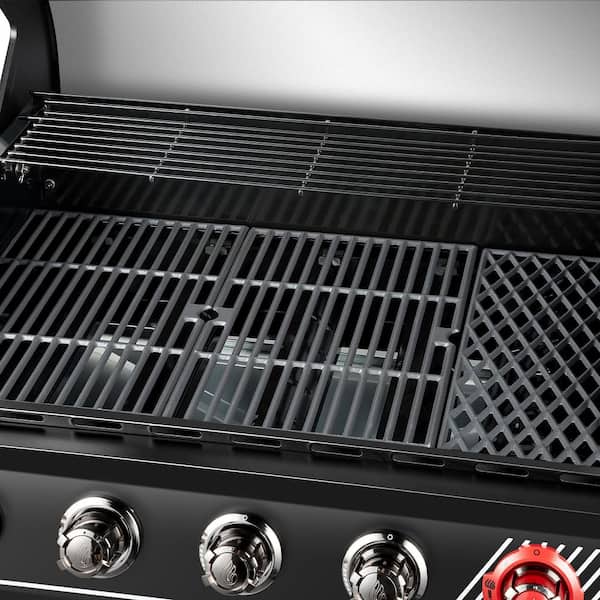 Dyna-Glo 5-Burner Propane Gas Grill in Matte Black with TriVantage  Multifunctional Cooking System DGH474CRP - The Home Depot
