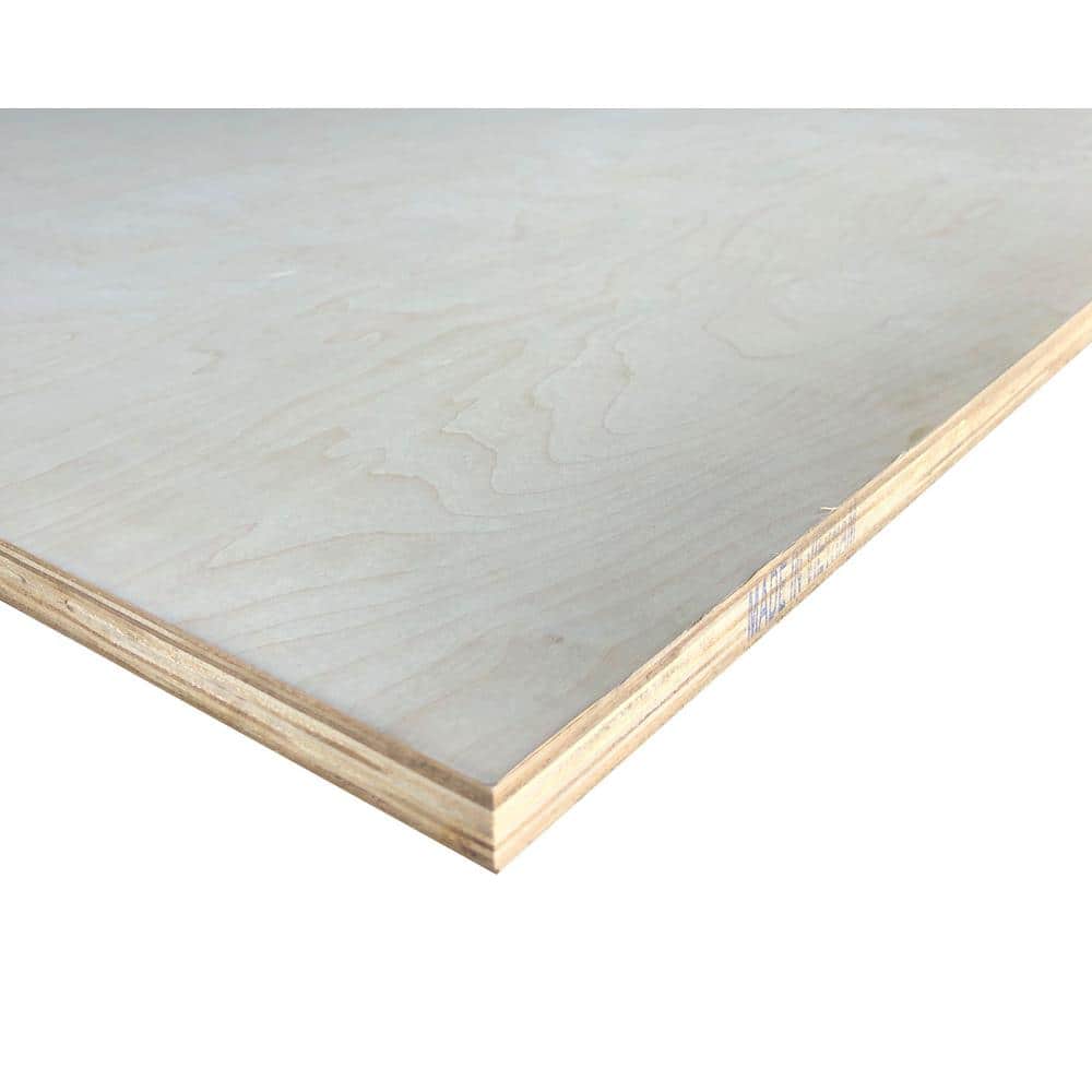 Falken Design 1/2 in. x ft. x ft. Birch Plywood Project Panel  FALKENDESIGN-PW-Birch-A2-1/2-2448 The Home Depot