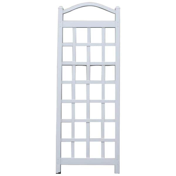 Unbranded 28 in. x 76 in. PVC Garden Trellis