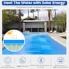 Costway Rectangular Pool Solar Cover 12 Mil Heat Retaining Blanket With  Carry Bag : Target