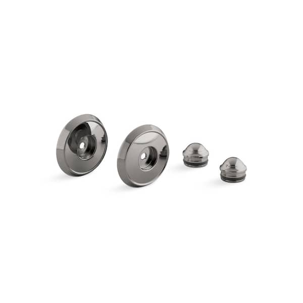 KOHLER Forte Bancroft 2.25 in. Metal Slidebar Trim Kit in Vibrant Titanium