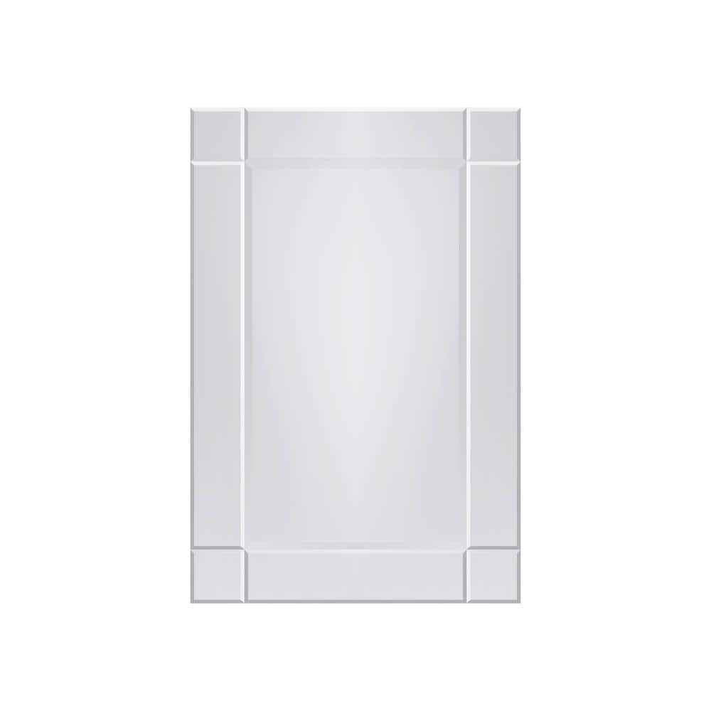 A&E Seeley 24 in. W x 36 in. H Large Rectangular Glass Framed Wall