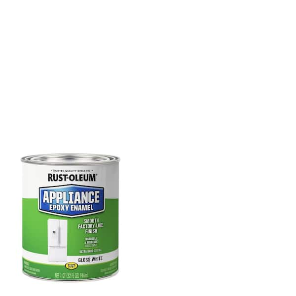 Rust-Oleum Specialty 1 qt. Appliance Epoxy Gloss White Interior Enamel Paint (2-Pack)