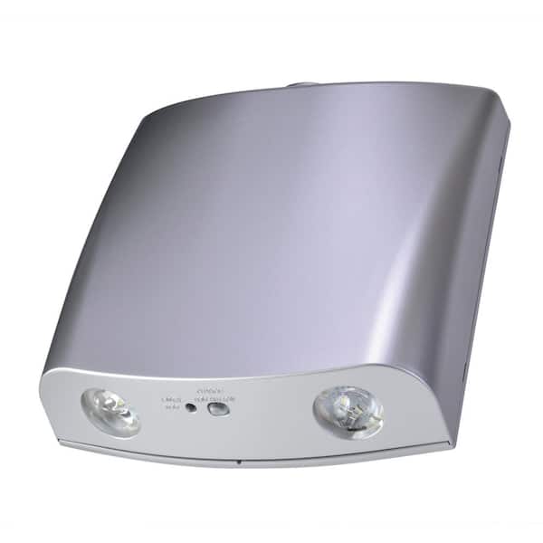 Sure-Lites SELDWA Series 1.8W Architectural Silver Integrated LED Emergency Light with Self-diagnostics at -20C to 55C