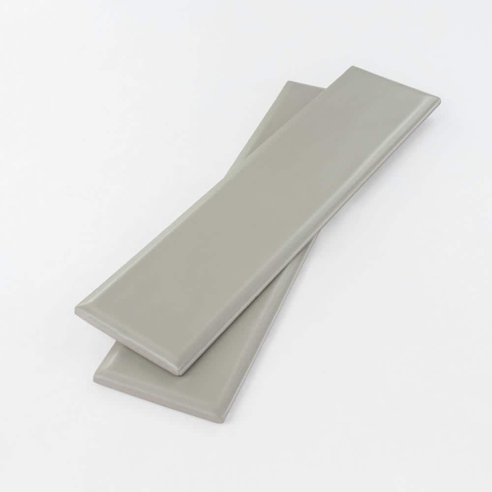Greige Matte 3x12 Ceramic Subway Wall Tile