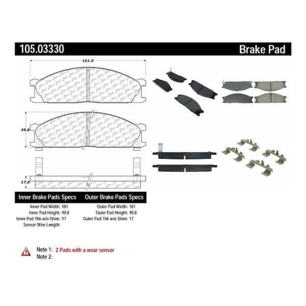 Centric Parts Disc Brake Pad Set