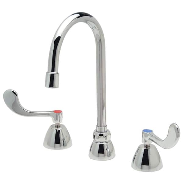 Zurn AquaSpec Widespread Gooseneck Faucet with 5-3/8 in. Spout in Chrome