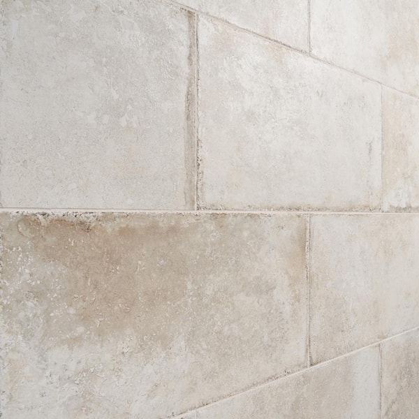 Ivy Hill Tile Granada Olimpia White 4 in. x 0.35 in. Travertine