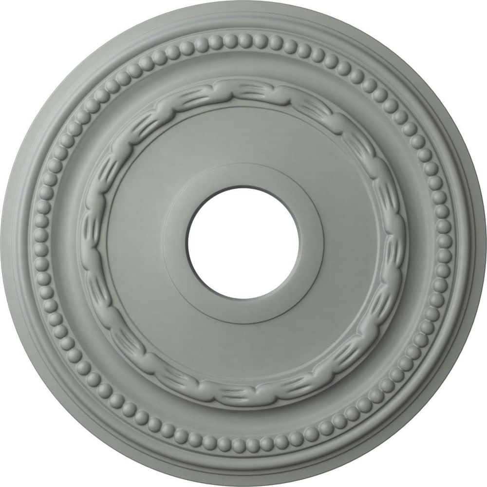 Primed White Urethane Federal Ceiling Medallion