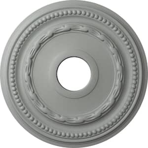 15-3/8" x 3-5/8" I.D. x 1" Federal Urethane Ceiling Medallion (Fits Canopies upto 8-1/2"), Primed White