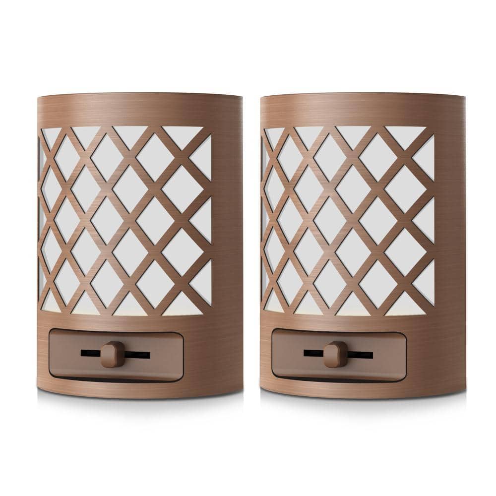 2 - Pack Vintage 1W Plug - in Dusk to Dawn Night Lights, 3000K Warm Glow, Dimmable for Home price history on PriceWatchPro