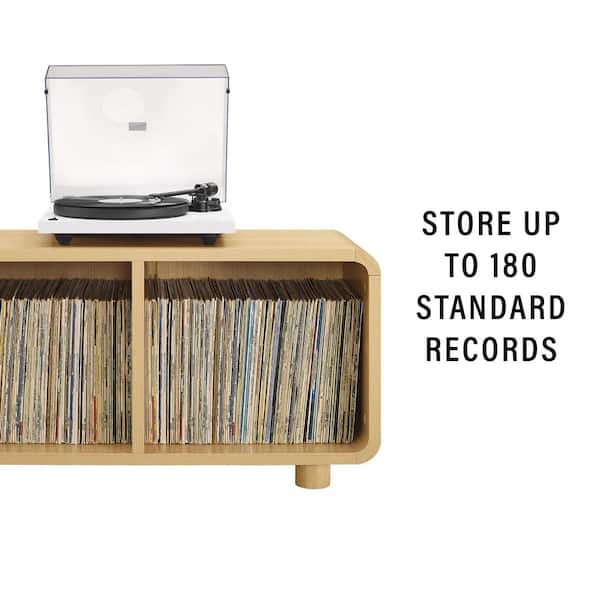 CROSLEY FURNITURE Zoe Ash Medium Record Storage Console CF1136-AH